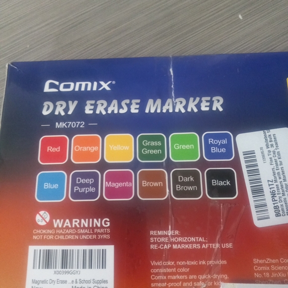 36 Expo Markers Dry Erase Markers Chisel Tip Black, Blue, Red, Purple, Green - Picture 7 of 11